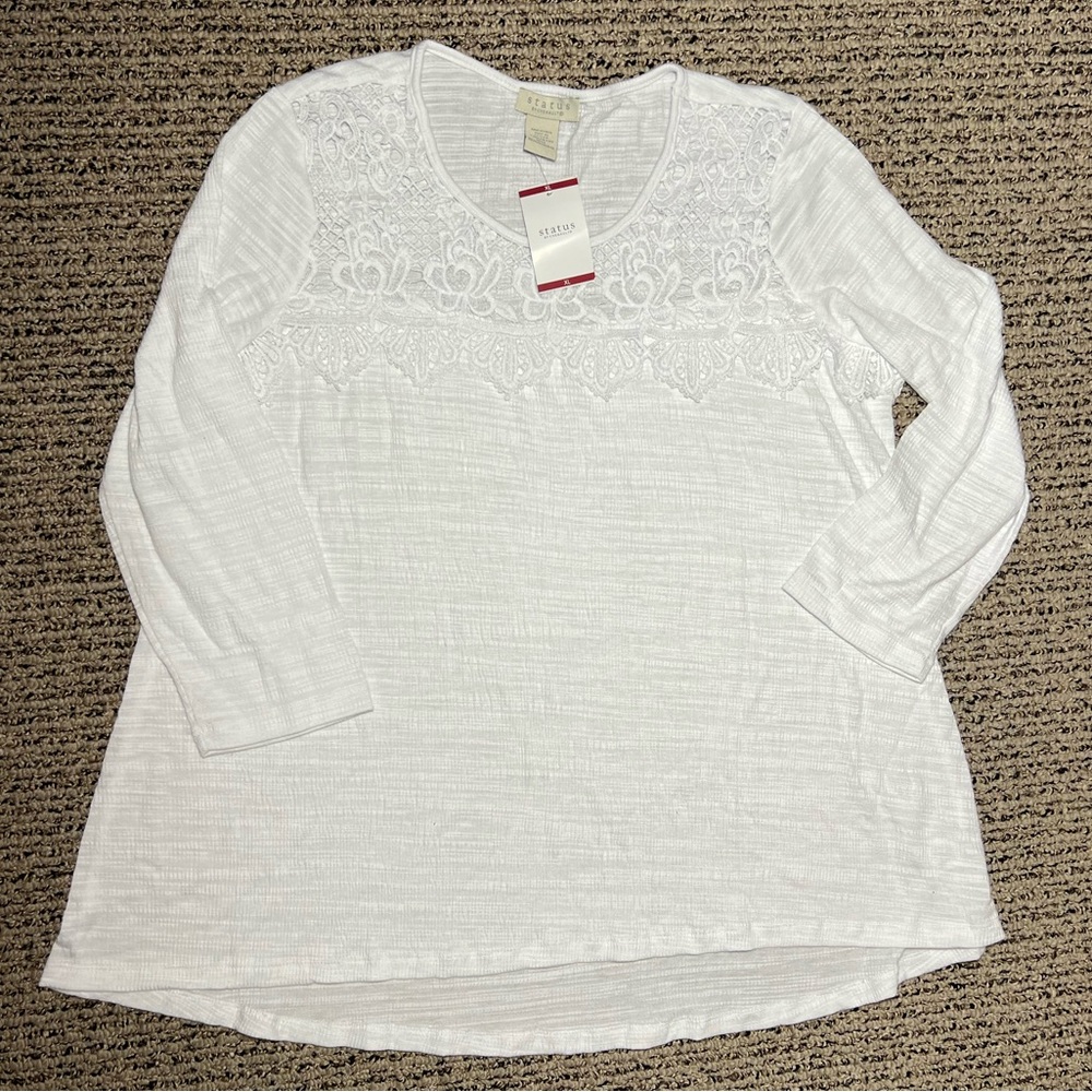 NWT Status white blouse
